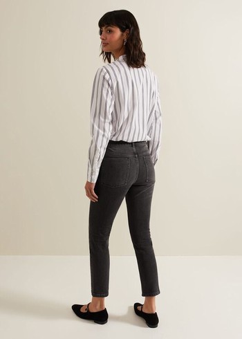 Phase Eight Sara Slim Leg Trousers Black Canada | JBVTLF-413